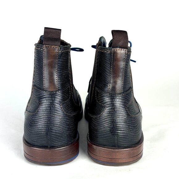 Stacy Adams Men’s Leather Dress Boots Size 10.5M Blue Laces main image 4